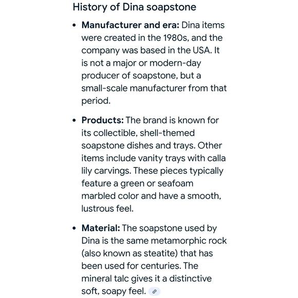 VTG 80s Dina Soapstone Retro Trinket Dish Beta Fish Bathroom Teal Marbled Beach - Picture 11 of 11